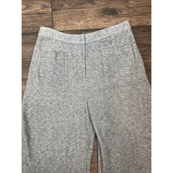Harvey Faircloth High Waist Wide Leg Pants Gray Women's Size Large Front Pockets - Picture 3 of 10
